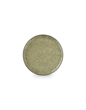 Ona Plat bord 20cm groen Gravel