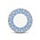 BonBistro Plat bord 27cm blauw Azul
