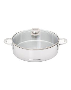 Demeyere Hapjespan 28cm Demeyere Fusion met glasdeksel