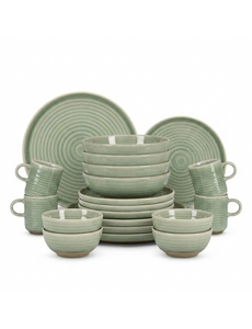 Salt en Pepper Serviesset 20-delig Cameo groen