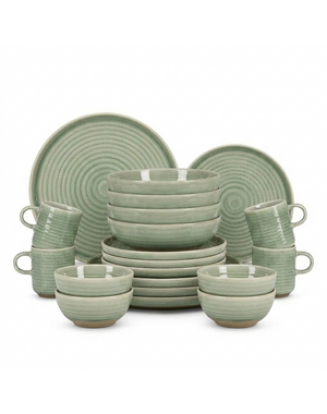 Salt en Pepper Serviesset 20-delig Cameo groen