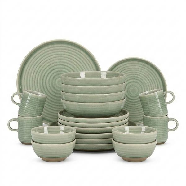 Salt en Pepper Serviesset 20-delig Cameo groen
