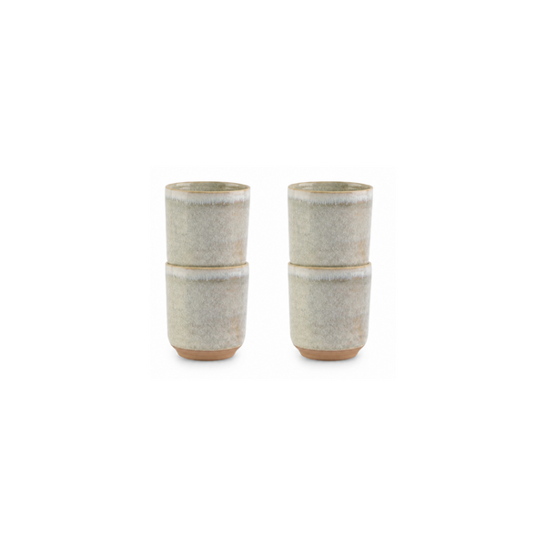 Salt en Pepper Mok 27cl beige Cameo set van 4