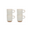 Salt en Pepper Mok 36cl beige met oor Cameo set van 4