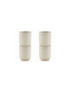 Salt en Pepper Mok 36cl beige Cameo set van 4