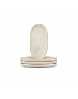 Salt en Pepper Serveerschaal 23x12cm beige Cameo set van 4