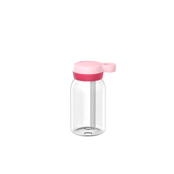 Mepal Drinkfles met rietje Campus 450 ml - Cool Pink