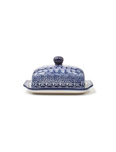 Bunzlau Castle Botervloot met bord Lace