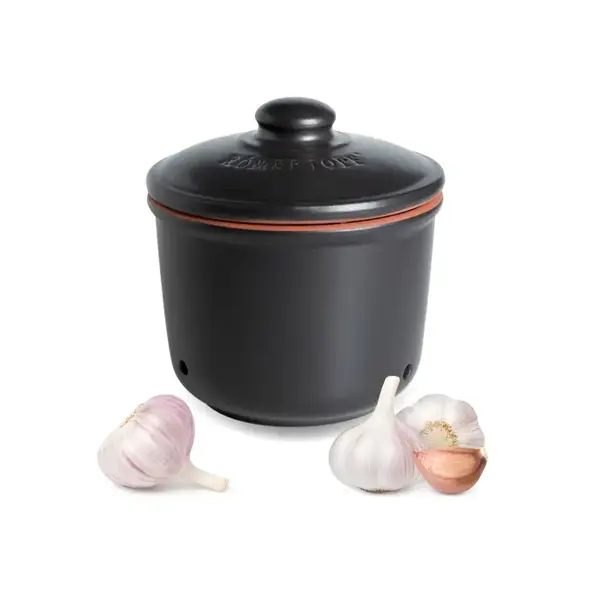 Römertopf Voorraadpot knoflook zwart Römertopf