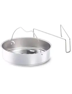 Fissler Inzet bakje dicht 22cm met driepoot voor snelkookpan