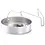 Fissler Inzet bakje dicht 22cm met driepoot voor snelkookpan