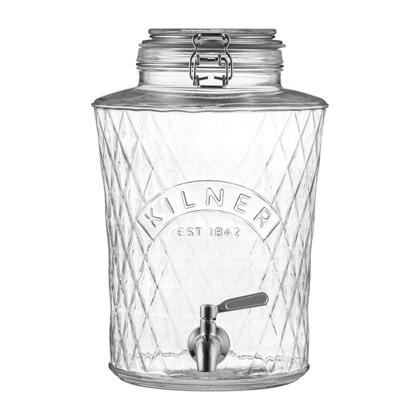 kilner Drankdispenser glas 5L met RVS kraantje