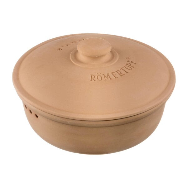 Römertopf Broodschaal rond terracotta Römertopf