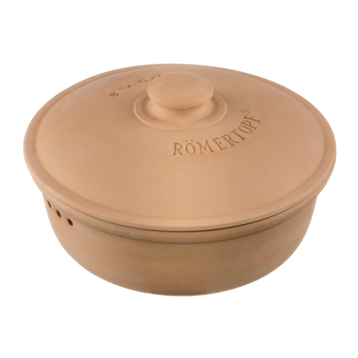 Broodschaal rond terracotta Römertopf — Broodschaal rond terracotta Römertopf