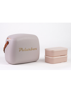 Polarbox Koelbox 6L incl. 2 Lunchboxen Champagne/Goud Polarbox