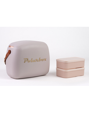 Polarbox Koelbox 6L incl. 2 Lunchboxen Champagne/Goud Polarbox