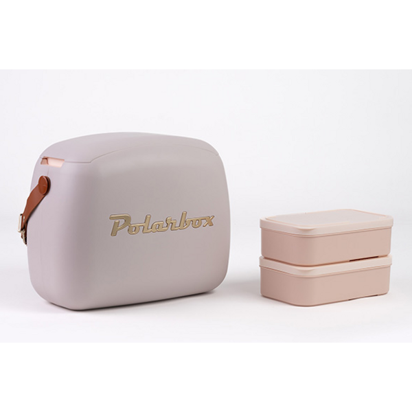 Polarbox Koelbox 6L incl. 2 Lunchboxen Champagne/Goud Polarbox