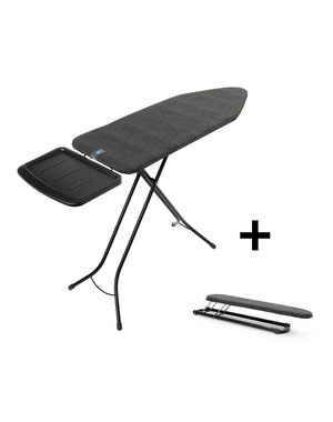 Brabantia Strijkplank C 124 x 45cm - Black Denim met Mouwplank