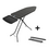 Brabantia Strijkplank C 124 x 45cm - Black Denim met Mouwplank