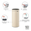 Brabantia Afvalbak Touch Bin 30 liter Soft Beige