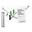Brabantia Wanddroger WallFix met opbergbox Brabantia