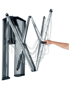 Brabantia Wanddroger WallFix met opbergbox Brabantia