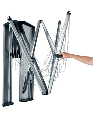 Brabantia Wanddroger WallFix met opbergbox Brabantia