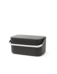 Brabantia Aanrecht afvalbakje 1,8L Dark Grey