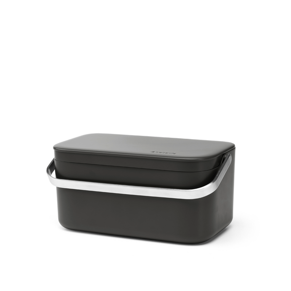 Brabantia Aanrecht afvalbakje 1,8L Dark Grey