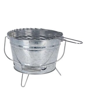  Barbecue emmer 27cm zink