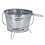 Barbecue emmer 27cm zink