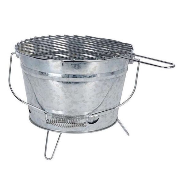 Barbecue emmer 27cm zink