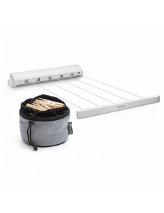 Brabantia Roldrooglijn 22m met wasknijperzak grijs Brabantia
