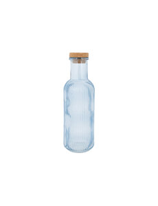 Cosy & Trendy Fles - Karaf met kurk 1L Raya Blauw