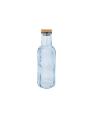 Cosy & Trendy Fles - Karaf met kurk 1L Raya Blauw