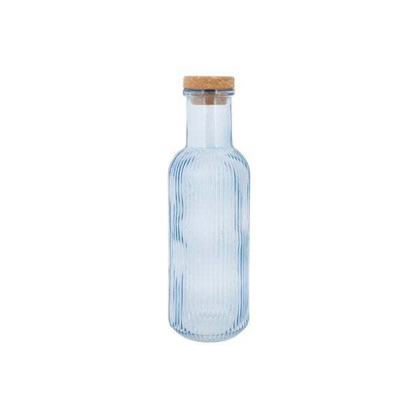 Cosy & Trendy Fles - Karaf met kurk 1L Raya Blauw