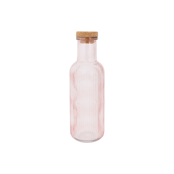 Cosy & Trendy Fles - Karaf met kurk 1L Raya Roze