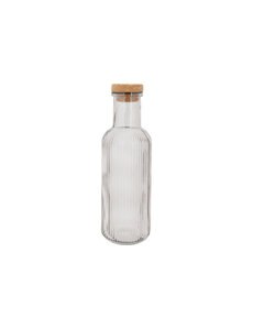 Cosy & Trendy Fles - Karaf met kurk 1L Raya Grijs