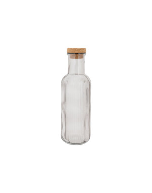Cosy & Trendy Fles - Karaf met kurk 1L Raya Grijs