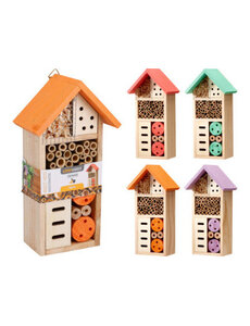  Insectenhotel 13x8,5x26cm 4 assorti