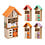 Insectenhotel 13x8,5x26cm 4 assorti