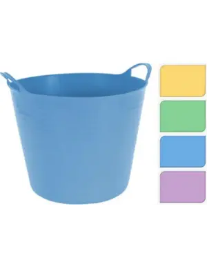 Excellent Houseware Mand 40L Flexibel 4 assorti