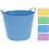Excellent Houseware Mand 40L Flexibel 4 assorti