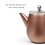 Bredemeijer Theepot 1,1L Duet Eva roestbruin