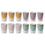 Excellent Houseware Beker aardewerk 280ml 4 assorti set/12