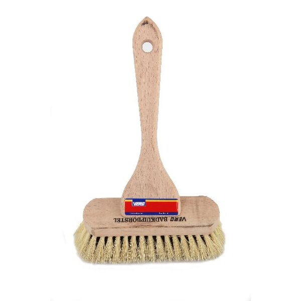 Vero Badkuipborstel hout tampico 22 cm Vero