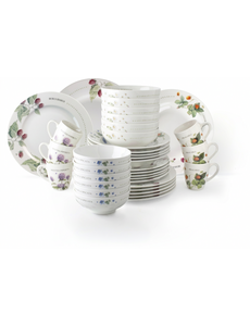 Marjolein Bastin Serviesset 36dlg Wildflowers Marjolein Bastin met kom 13cm