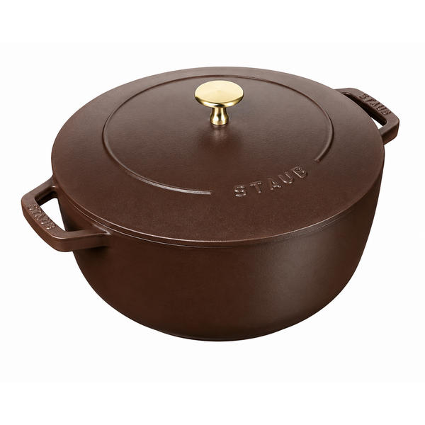Staub Braadpan 26 cm 5.25L La Cocotte Espresso bruin