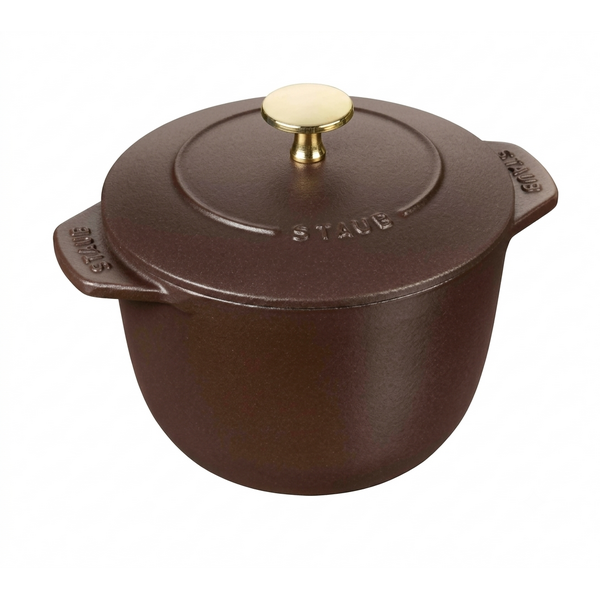 Staub Braadpan 26 cm 4.8L La Cocotte Espresso bruin