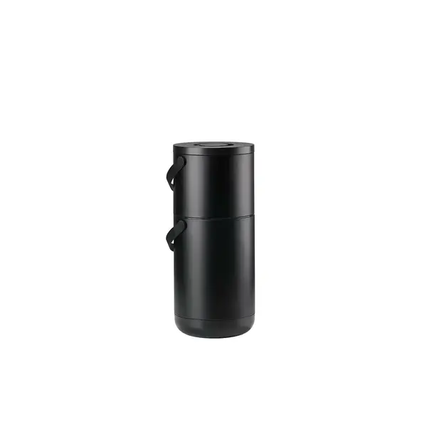 Afvalbak 22+12 liter Zone Circular zwart